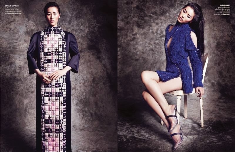Le top-modèle chinois Liu Wen en couverture de Vogue Thaïlande (5)