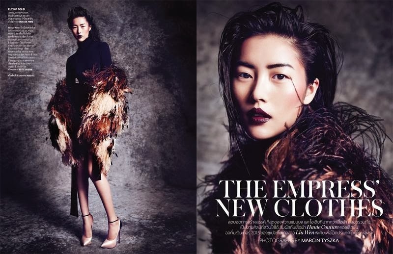 Le top-modèle chinois Liu Wen en couverture de Vogue Thaïlande (3)