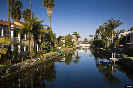 Les plages de Venice beach, en Californie, aux Etats-Unis