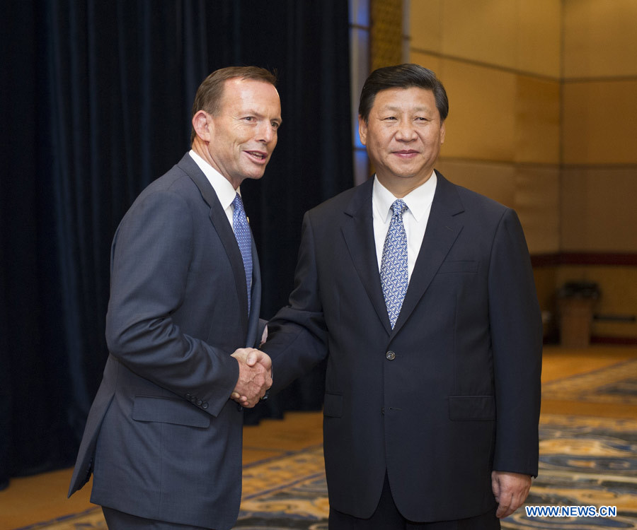 Les dirigeants chinois et australien s'engagent à promouvoir les relations bilatérales