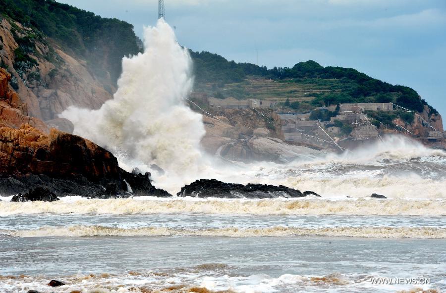 La Chine en alerte à l'approche du typhon Fitow (12)