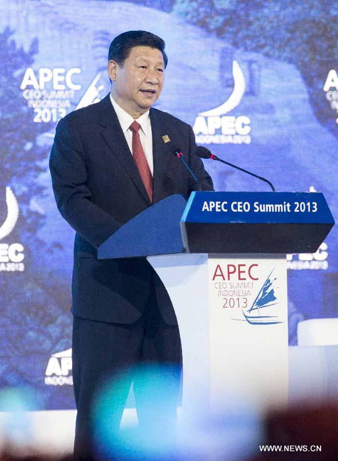 L'APEC doit jouer un rôle important pour maintenir une économie mondiale ouverte (Xi Jinping)