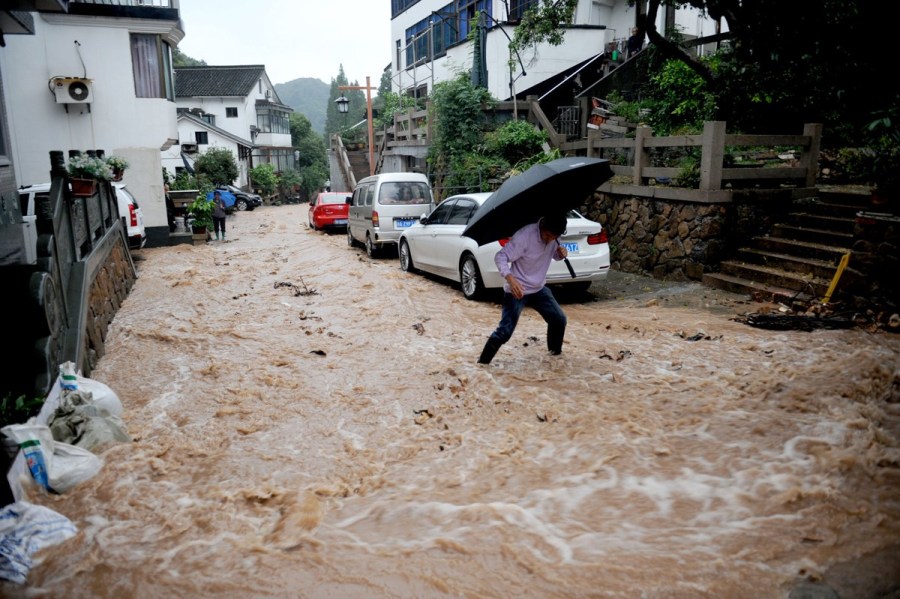 Le typhon Fitow a déjà fait au moins 5 morts (8)