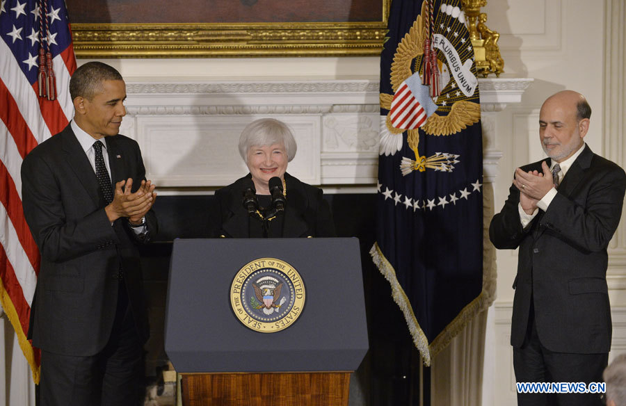 Obama nomme Yellen au poste de président de la Réserve fédérale américaine