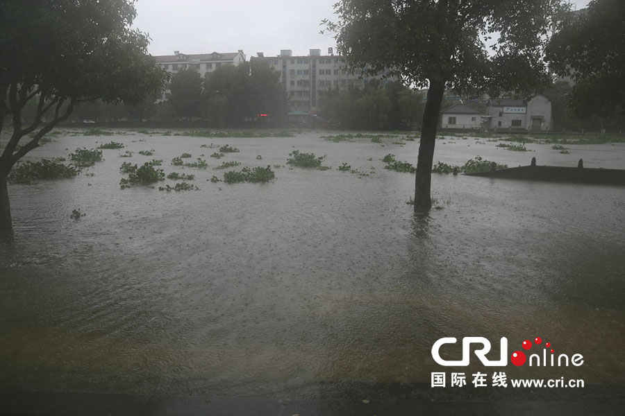Zhejiang : une ville à 70% inondée depuis le passage du typhon Fitow (4)