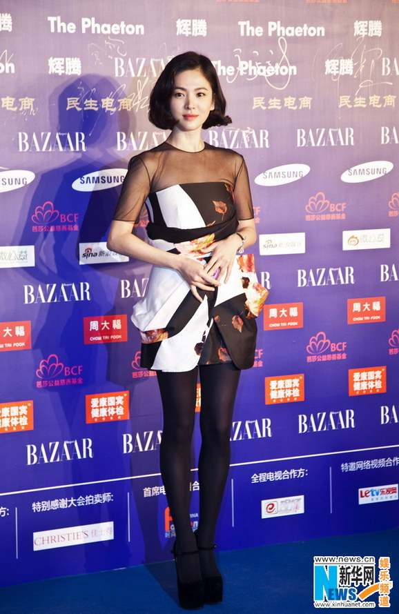 Des stars participent à la BAZAAR Stars Charity Night 2013 à Beijing  (8)