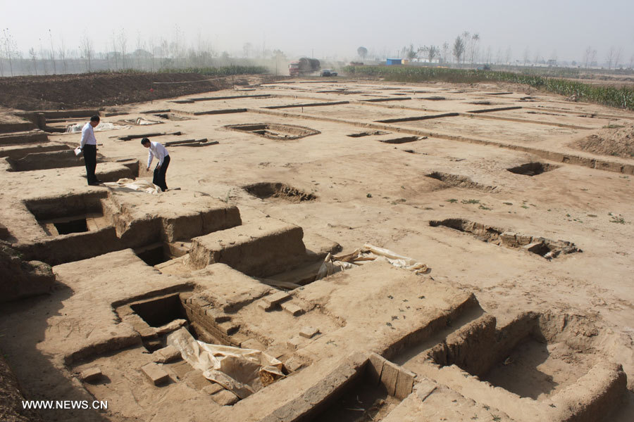 Découverte d'anciens tombeaux dans le nord de la Chine 
