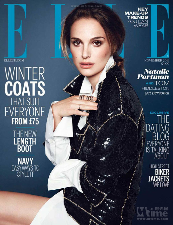 Natalie Portman illumine la couverture du magazine Elle UK