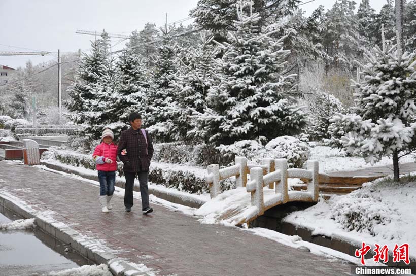 Météo: la neige arrive dans le nord de la Chine !  (2)