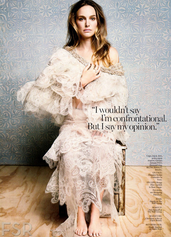 Natalie Portman élégante en couverture de Marie Claire USA (6)