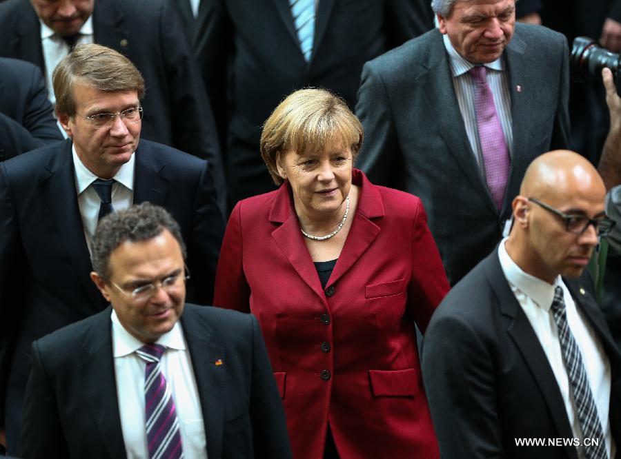 Allemagne : Le parti de Merkel et le SPD ouvrent officiellement des pourpalers de coalition  (3)