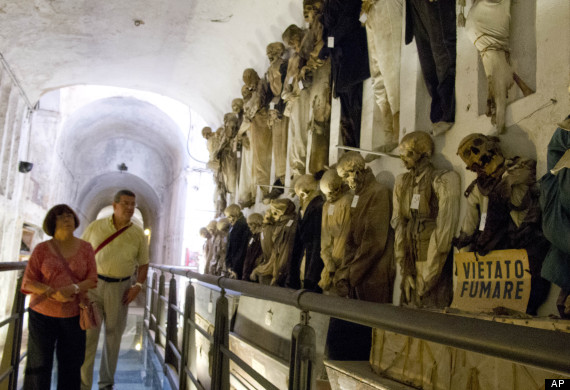Les Catacombes capucines de Palerme, Italie