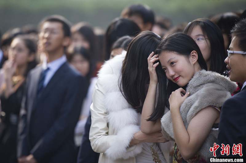 Beijing : 600 lycéens participent à un rite de passage à l'âge adulte (13)