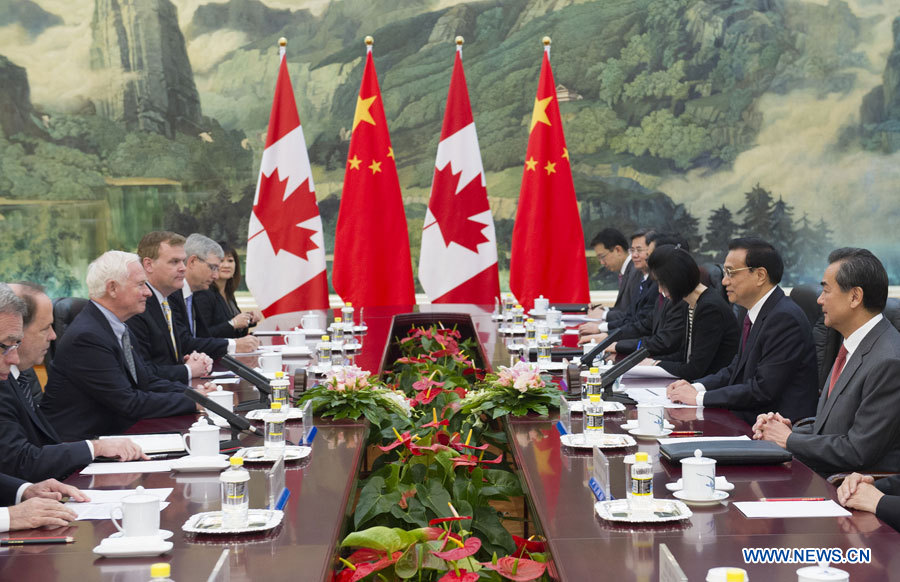 Le président et le PM chinois rencontrent le gouverneur général du Canada  (2)