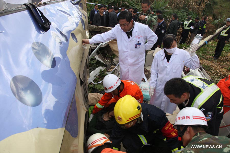 Chine: huit morts dans un accident de la route au Yunnan  (2)