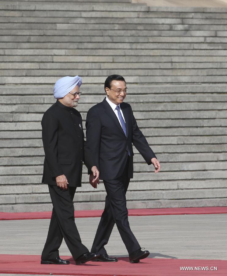 Le Premier ministre chinois s'entretient avec son homologue indien (2)