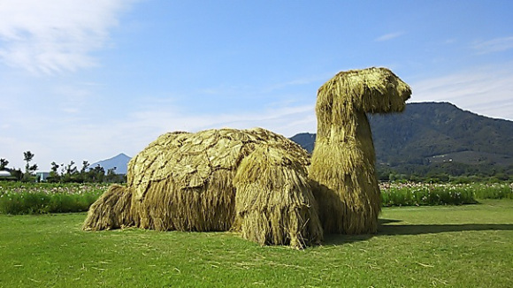 Japon : des sculptures en paille de riz pour la fête de la Moisson (13)