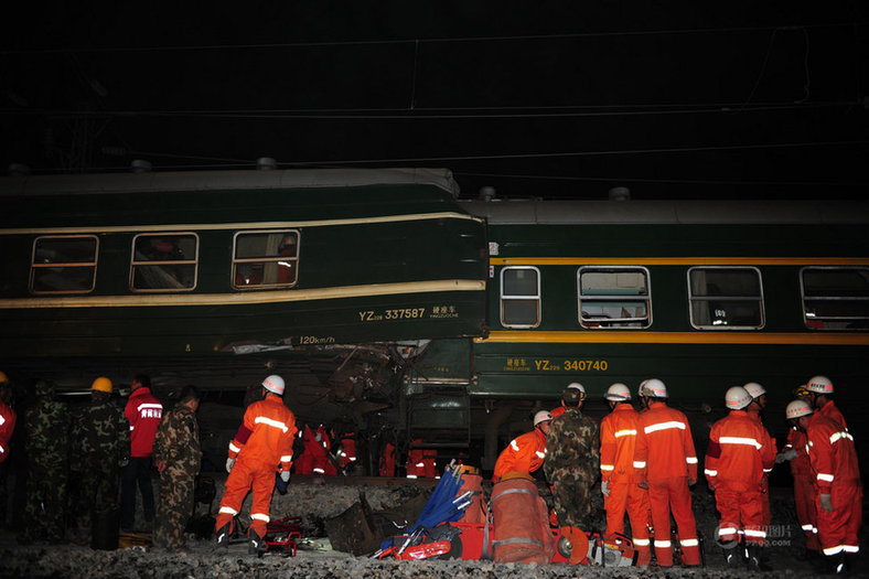 Chine: un mort et deux grièvement blessés dans la collision entre deux trains 