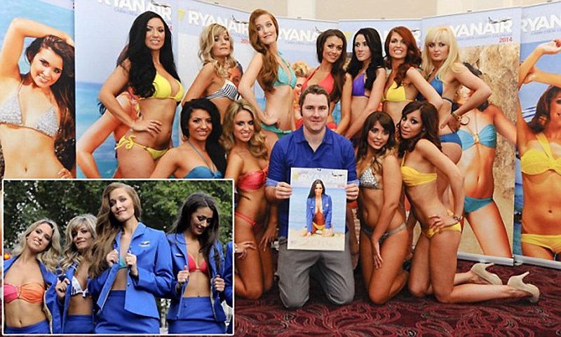 Ryanair : un calendrier sexy pour la bonne cause 