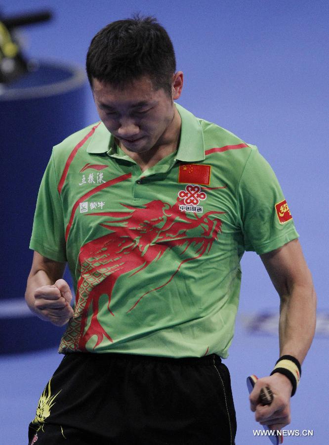 Belgique/tennis de table : le Chinois Xu Xin remporte la Coupe du monde (3)