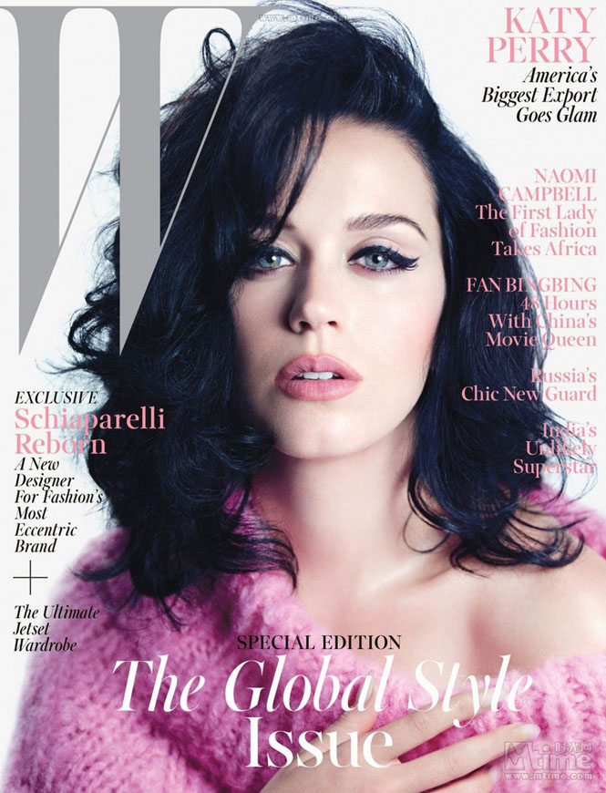 Katy Perry très sexy à la une du magazine W