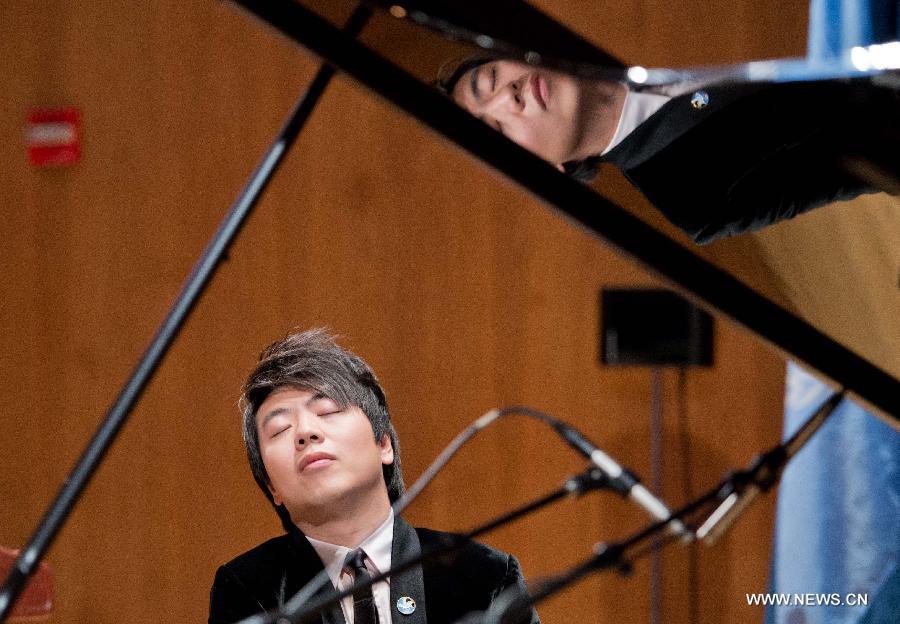 Le pianiste chinois Lang Lang nommé Messager de la paix de l'ONU  (3)