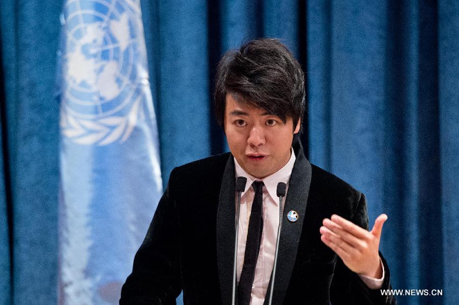 Le pianiste chinois Lang Lang nommé Messager de la paix de l'ONU 