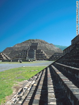 Les ruines de Teotihuacan, Mexique