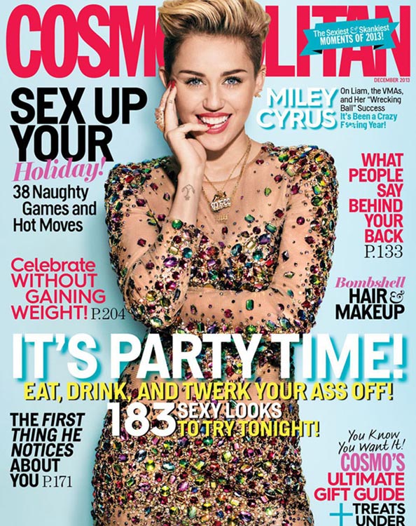 Miley Cyrus à la une de Cosmopolitan (2)