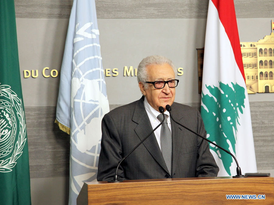 Syrie: le gouvernement et l'opposition vont assister à la conférence de Genève 2, selon l'envoyé spécial de l'Onu