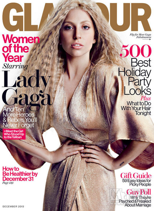 Lady Gaga pose sans artifices pour Glamour