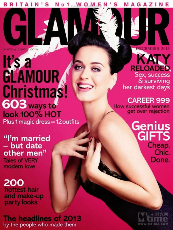 Katy Perry chic sur Glamour UK