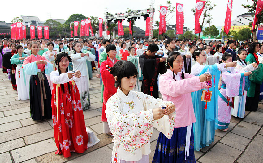 Retour à la dynastie des Han : Semaine culturelle du Hanfu à Xitang (16)