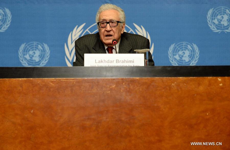 Syrie : pas de calendrier fixé pour Genève II (médiateur international)