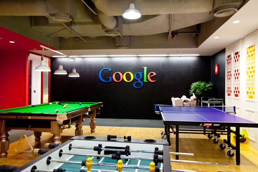 Le bureau de Google à Shanghai. [Photo / CFP]