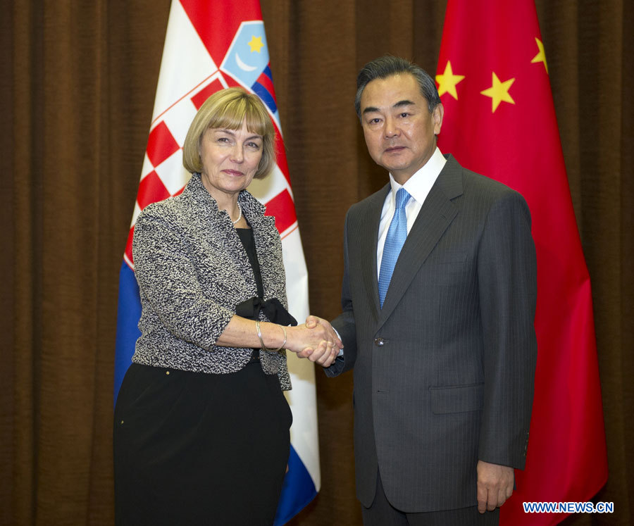 Wang Yi appelle à une coopération plus étroite avec la Croatie