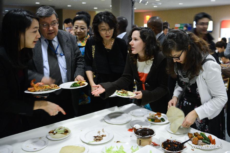 Ouverture du festival de la gastronomie chinoise au siège de l'ONU  (4)