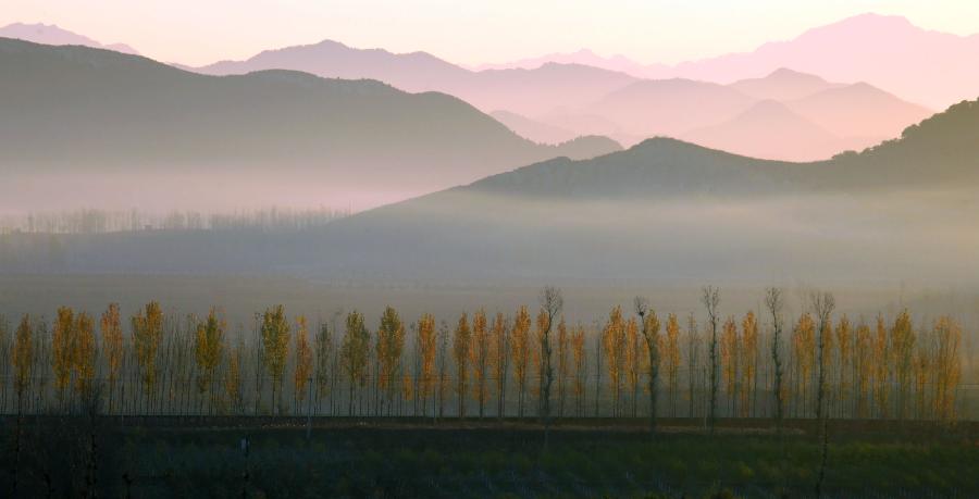 Beijing: paysages magnifiques dans le district de Miyun (3)