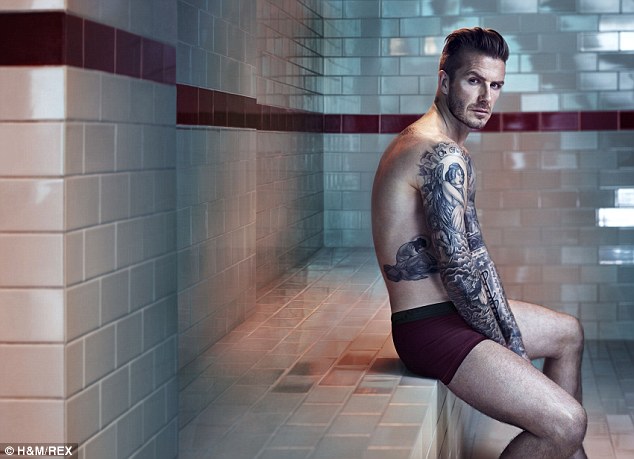 Beckham pose pour la nouvelle publicité de H&M