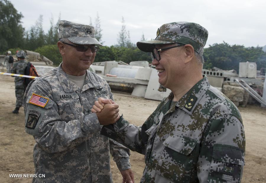 Fin des exercices militaires sino-américains sur l'assistance humanitaire à Hawaï 