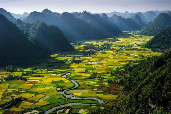 La vallée de Bac Sơn,Vietnam