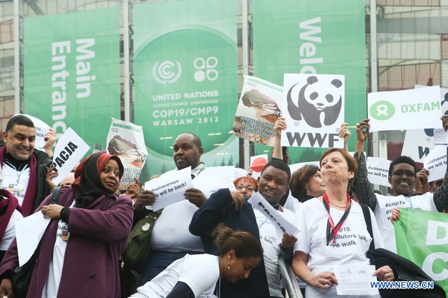 Les groupes écologistes quittent des pourparlers climatiques de l'Onu en cours à Varsovie (2)