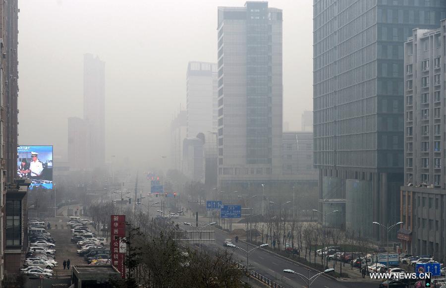 Le brouillard perturbe la circulation dans le nord-est de la Chine  (2)