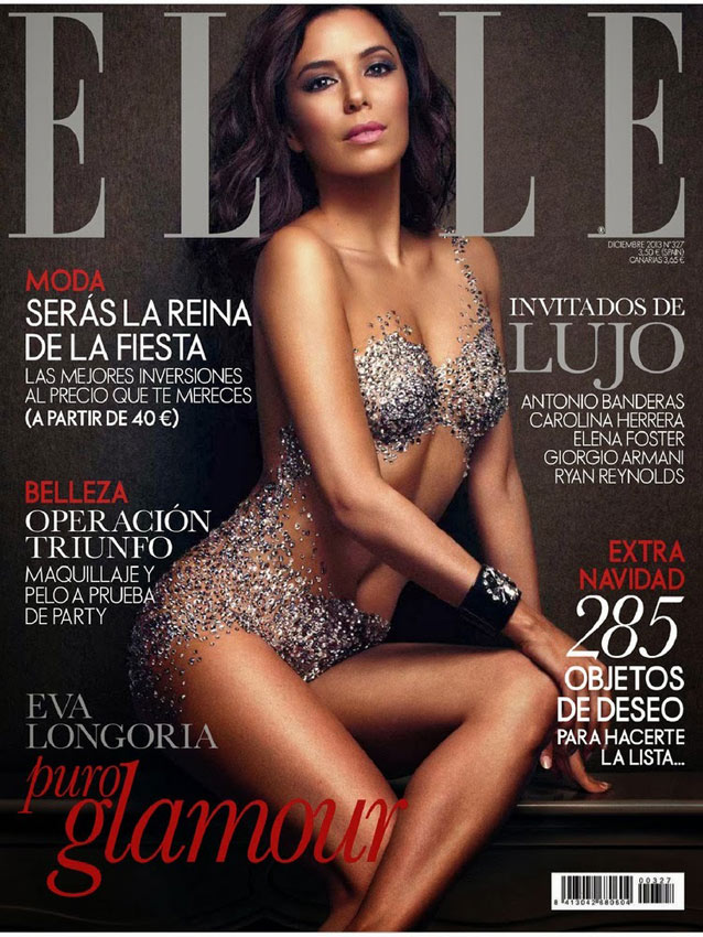 Eva Longoria, ex-femme du joueur français de basket-ball Tony Parker, vient de poser presque nue pour la version espagnole du magazine Elle. 