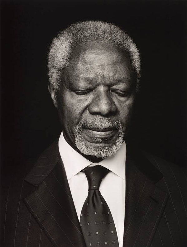 Le troisième prix: « Kofi Annan » par Anoush Abrar