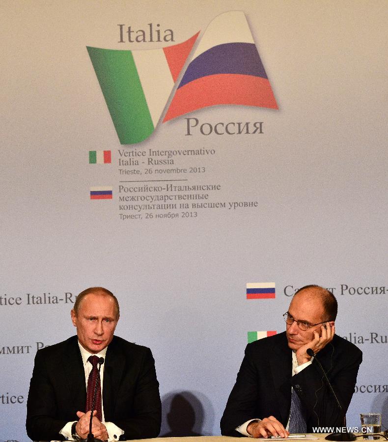 Vingt-huit accords scellés lors d'un sommet bilatéral entre l'Italie et la Russie (2)