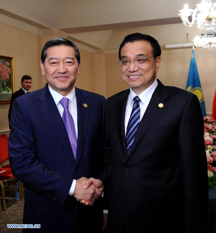 Le Premier ministre chinois rencontre ses homologues kirghize, kazakh et tadjik (3)