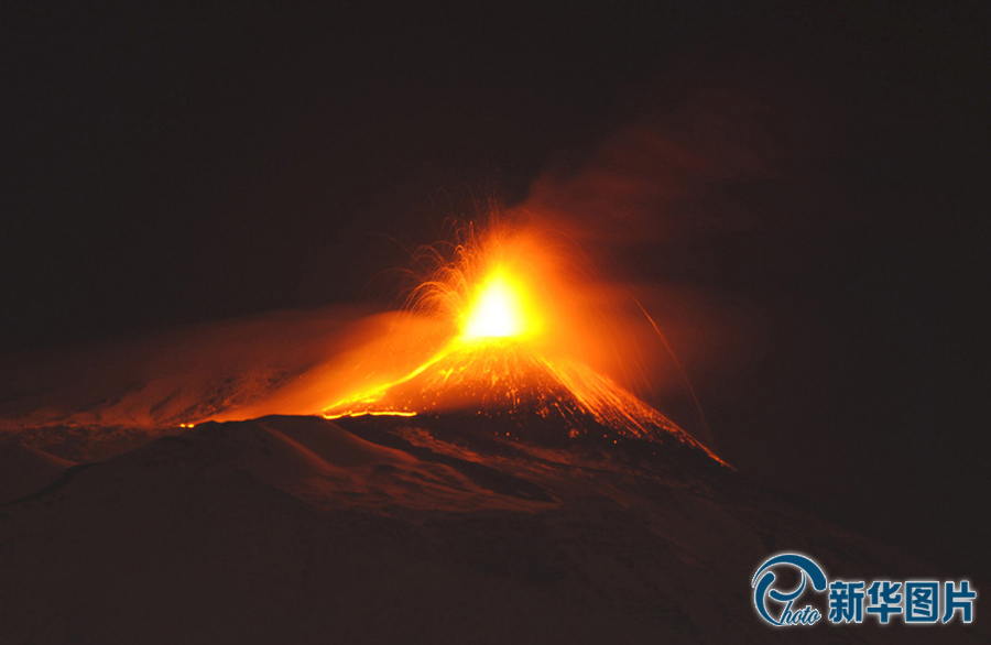 Les images exceptionnelles de la dernière éruption du volcan Etna