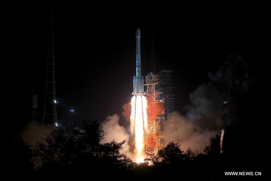 Chine: lancement de la sonde lunaire Chang'e-3 avec un rover à bord  (10)