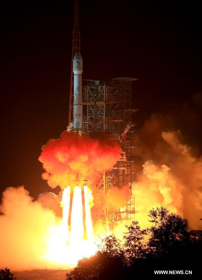 Chine: lancement de la sonde lunaire Chang'e-3 avec un rover à bord  (4)